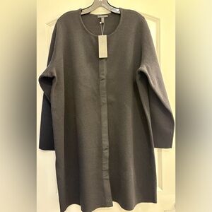 Eileen Fisher NWT Black Wool Interlock Jacket